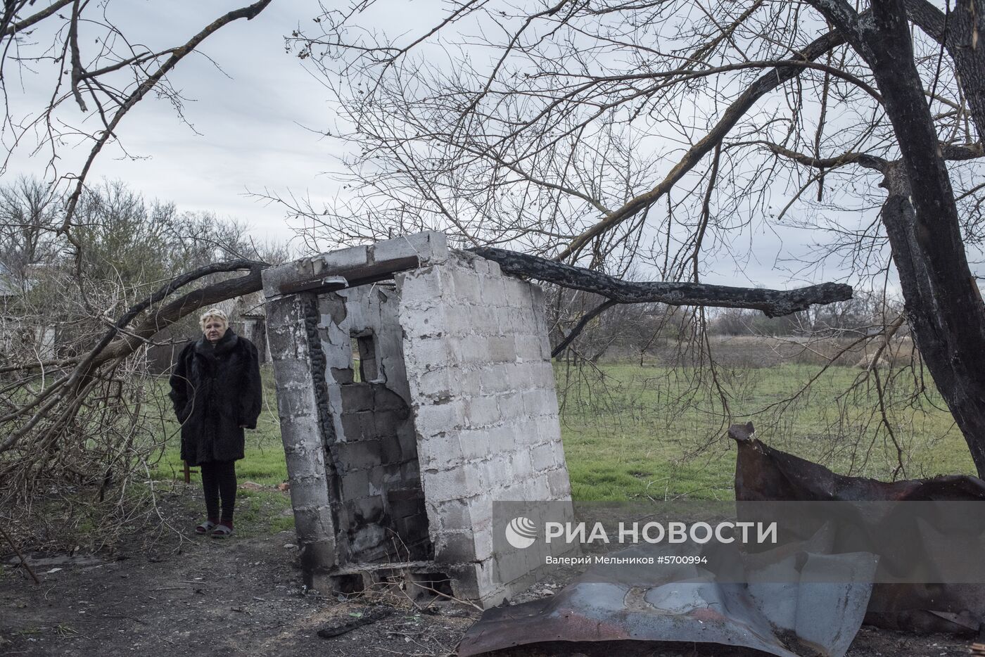 Ситуация в поселках Саханка и Зайцево Донецкой области