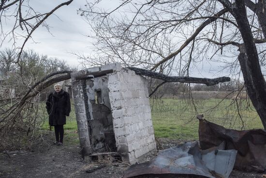 Ситуация в поселках Саханка и Зайцево Донецкой области