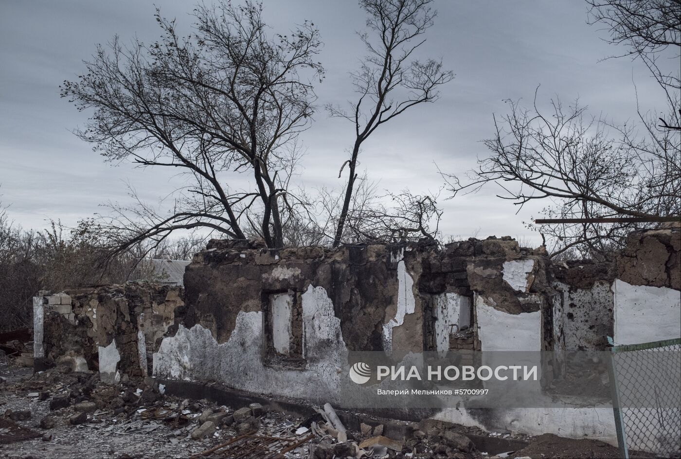 Ситуация в поселках Саханка и Зайцево Донецкой области