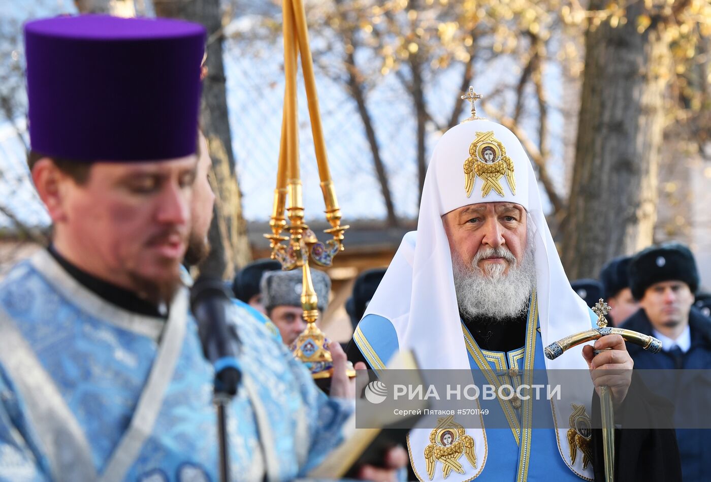 Закладка камня в основание храма в СИЗО №1 "Матросская тишина"