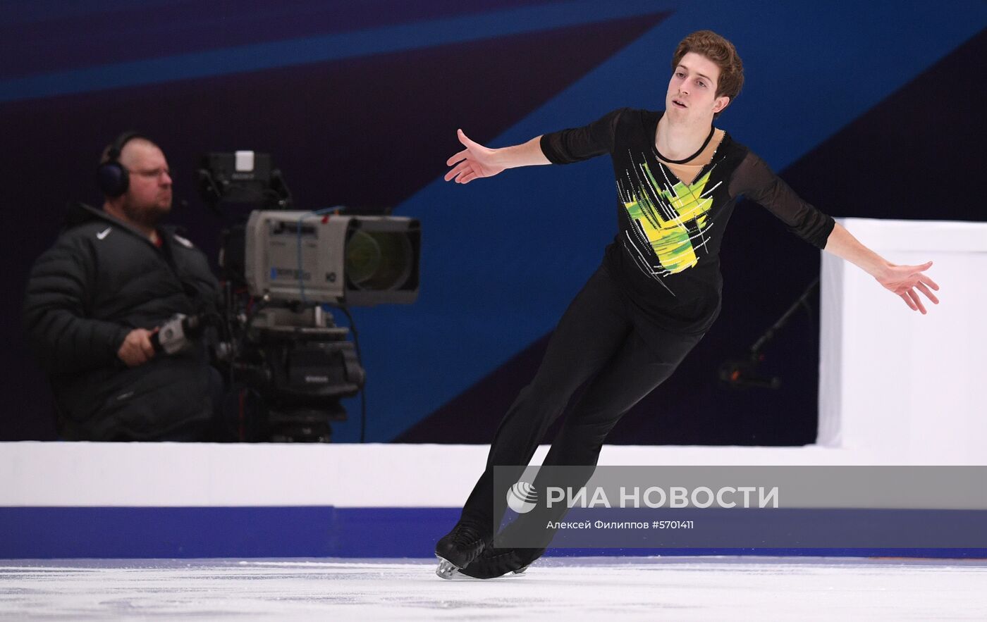 Фигурное катание. V этап Гран-при. Мужчины. Короткая программа