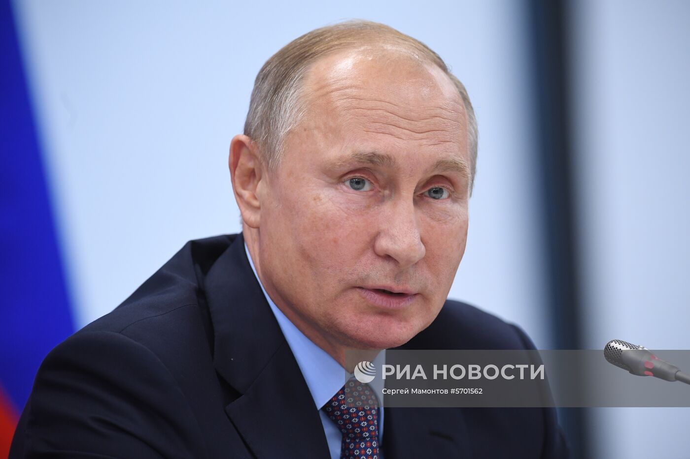 Рабочая поездка президента РФ В. Путина в Ленинградскую область