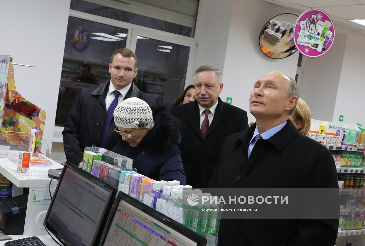 Рабочая поездка президента РФ В. Путина в Ленинградскую область