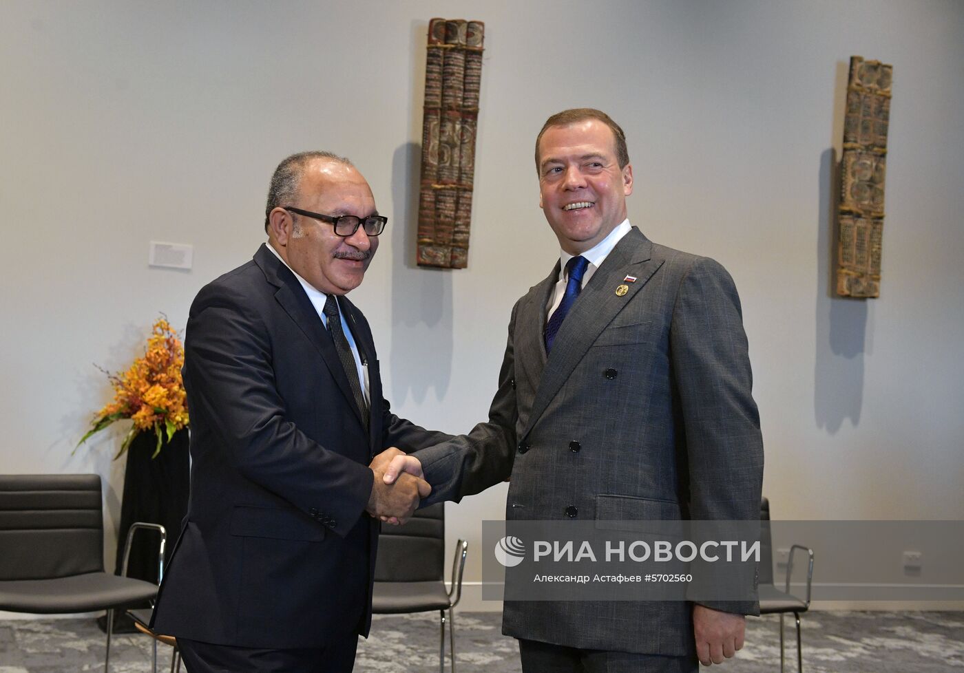 Премьер-министр РФ Д. Медведев на саммите АТЭС в Папуа – Новой Гвинее
