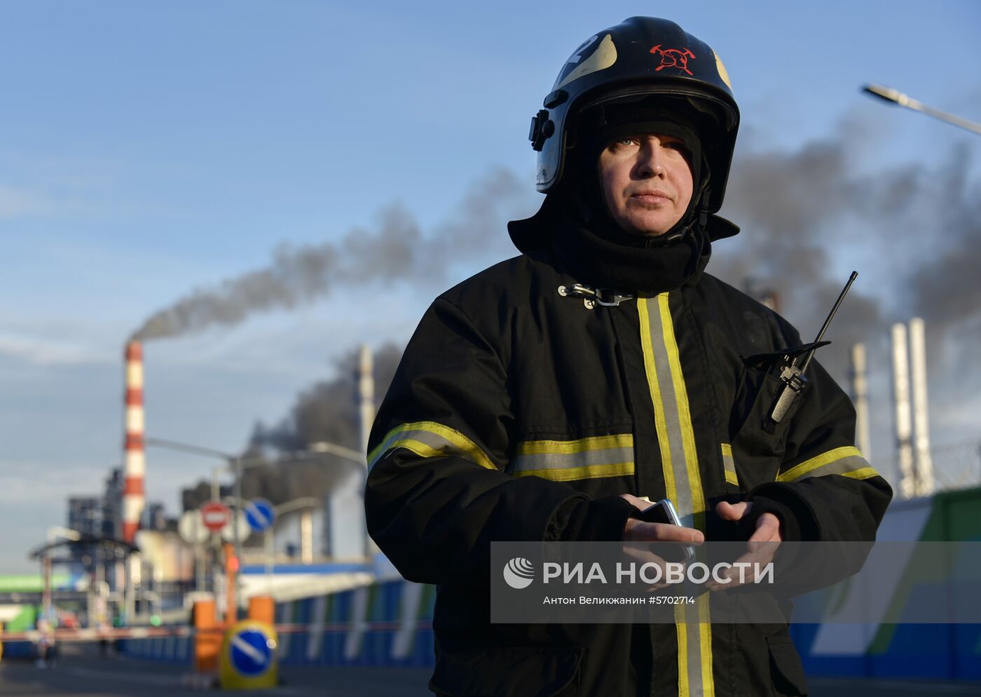 Пожар на Московском нефтеперерабатывающем заводе