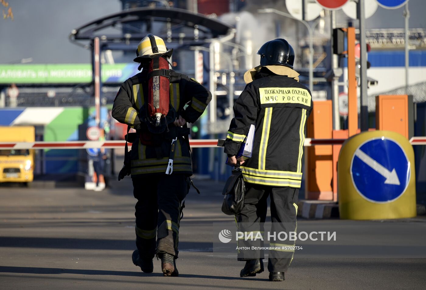 Пожар на Московском нефтеперерабатывающем заводе