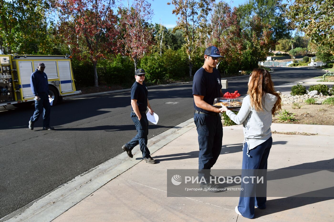 Последствия лесных пожаров в Калифорнии