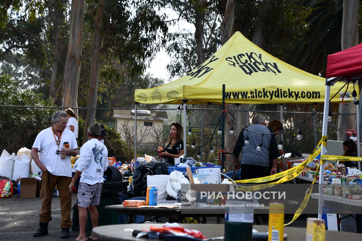 Последствия лесных пожаров в Калифорнии