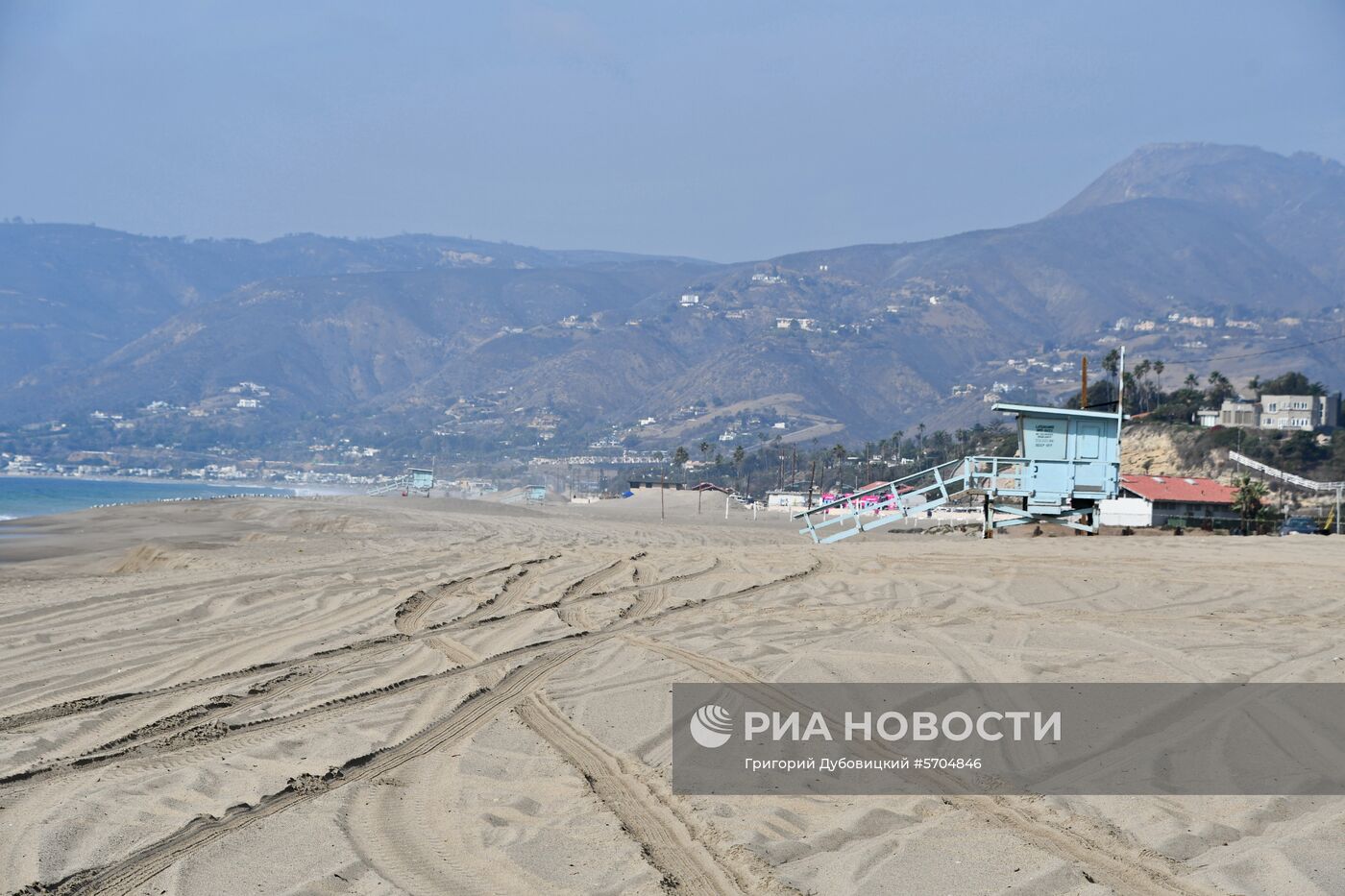 Последствия лесных пожаров в Калифорнии