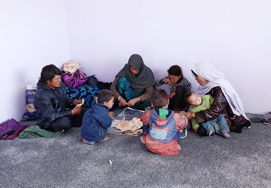 Беженцы из провинции Газни в Афганистане