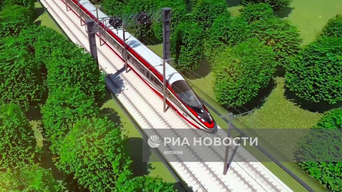 РЖД разработали концепт высокоскоростного поезда