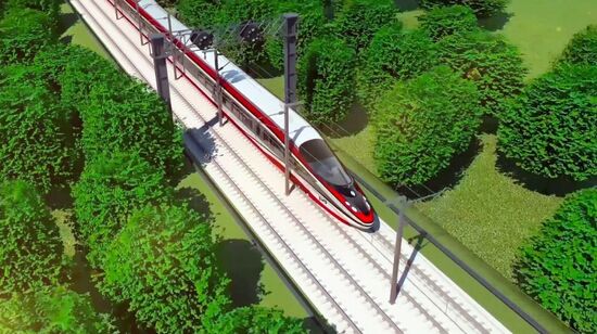 РЖД разработали концепт высокоскоростного поезда