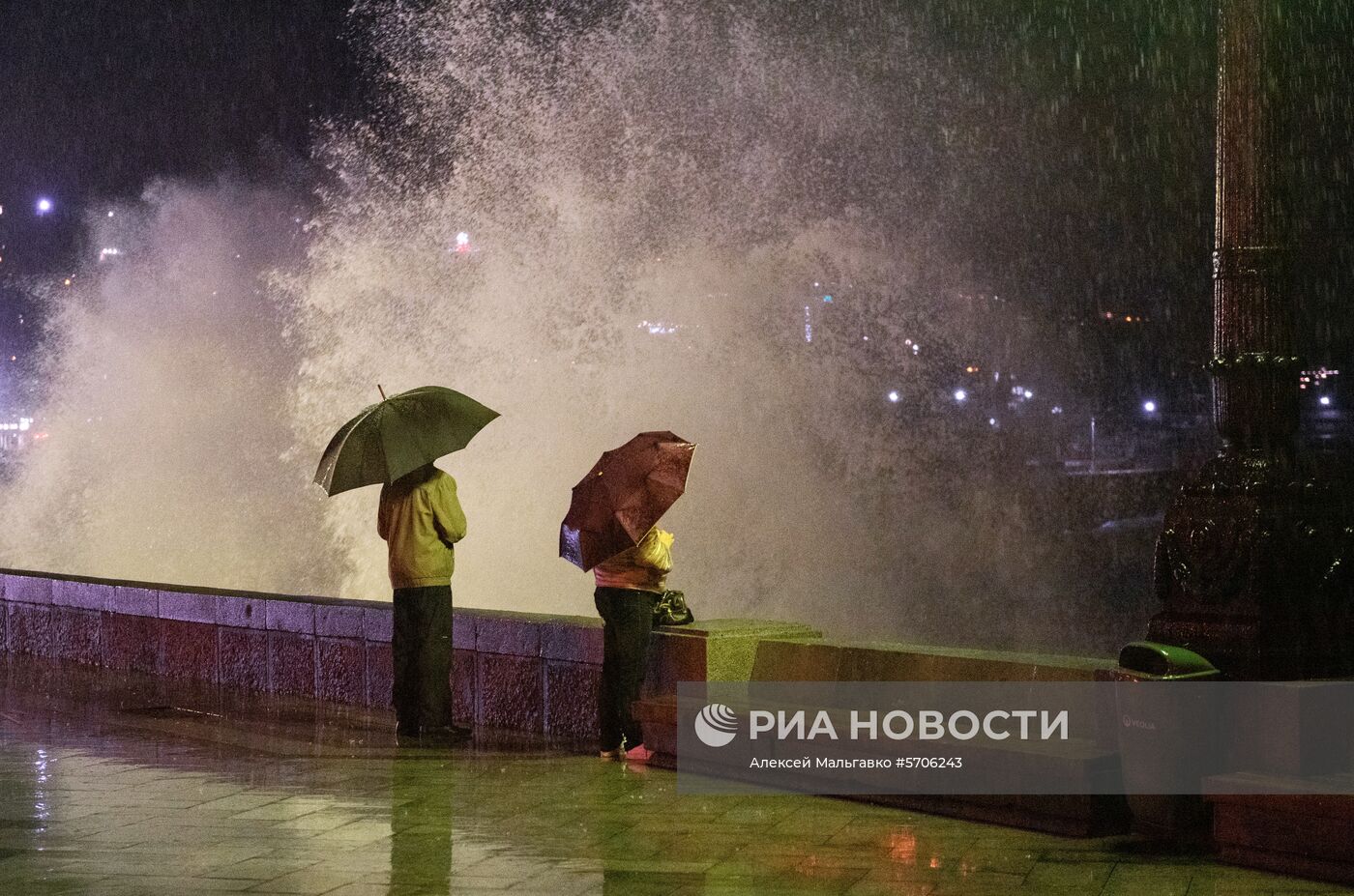 Ливневый дождь в Ялте