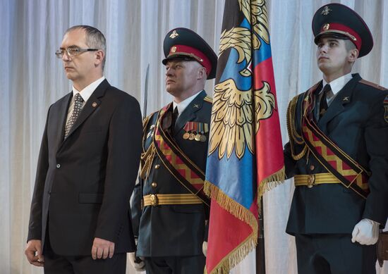 Инаугурация избранного главы ДНР Д. Пушилина