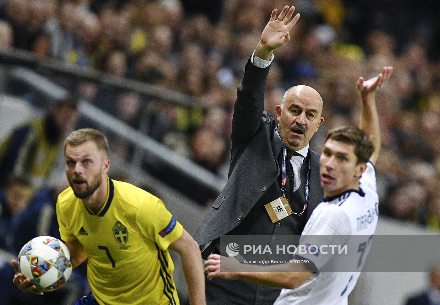 Футбол. Лига наций УЕФА. Матч Швеция - Россия