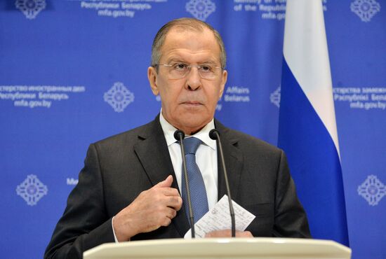 Рабочий визит главы МИД РФ С. Лаврова в Минск