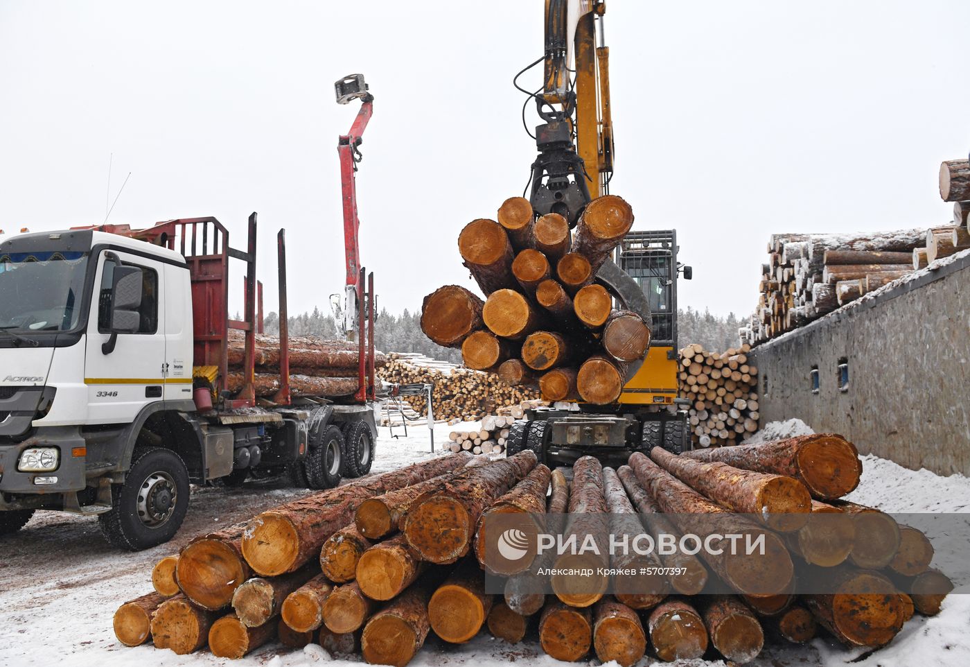Лесопильное производство АО "Краслесинвест" в Красноярском крае