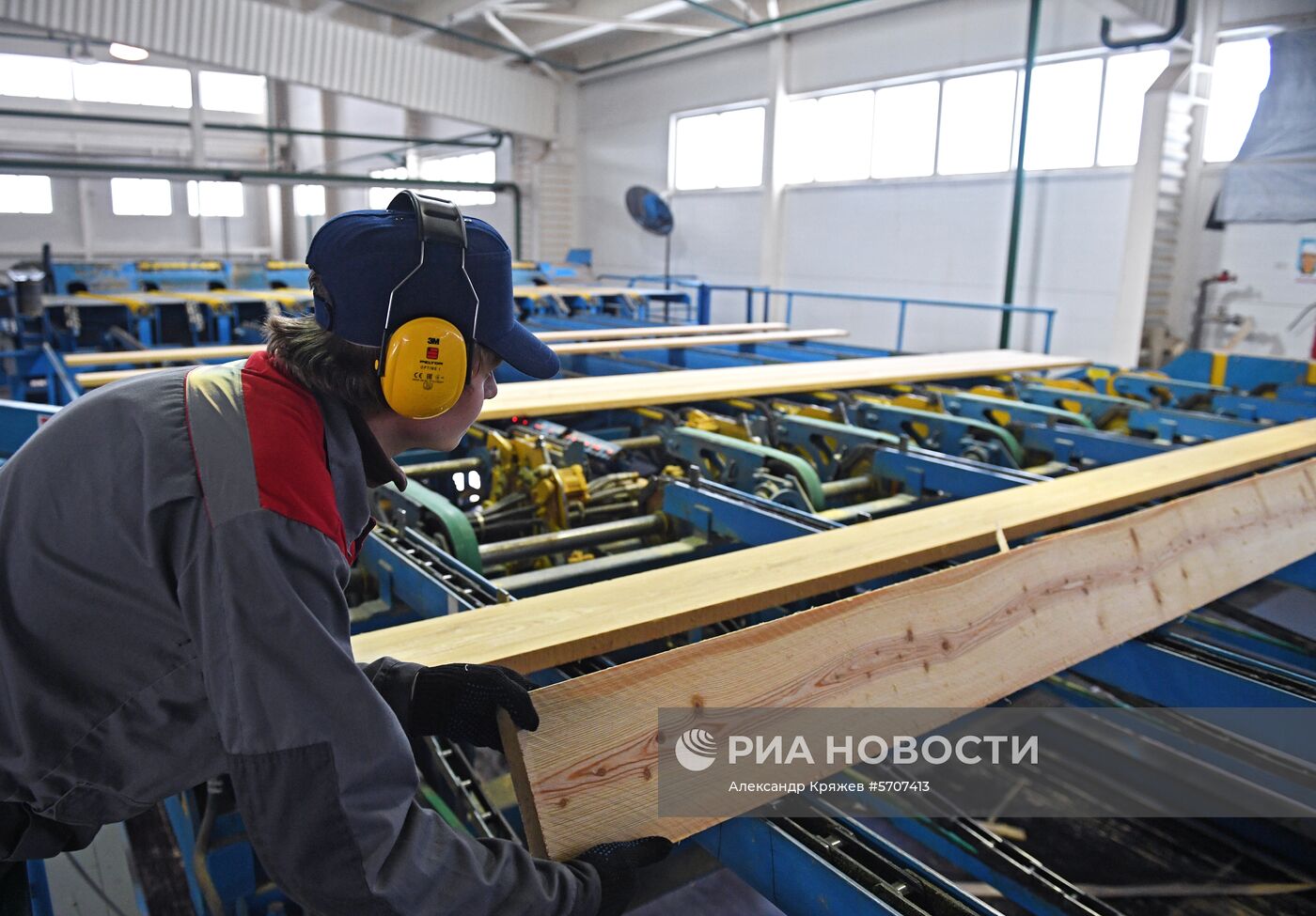 Лесопильное производство АО "Краслесинвест" в Красноярском крае