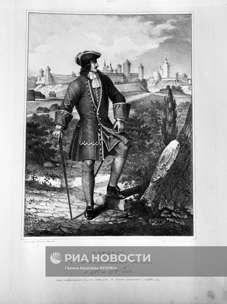 Литография из коллекции Государственного исторического музея