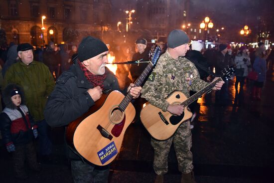 Акции к 5-летию начала событий на киевском Майдане