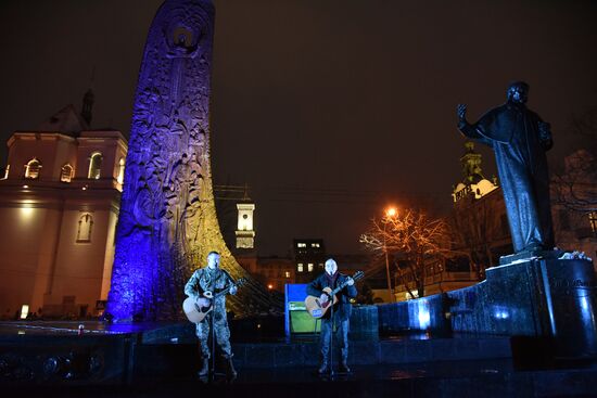 Акции к 5-летию начала событий на киевском Майдане