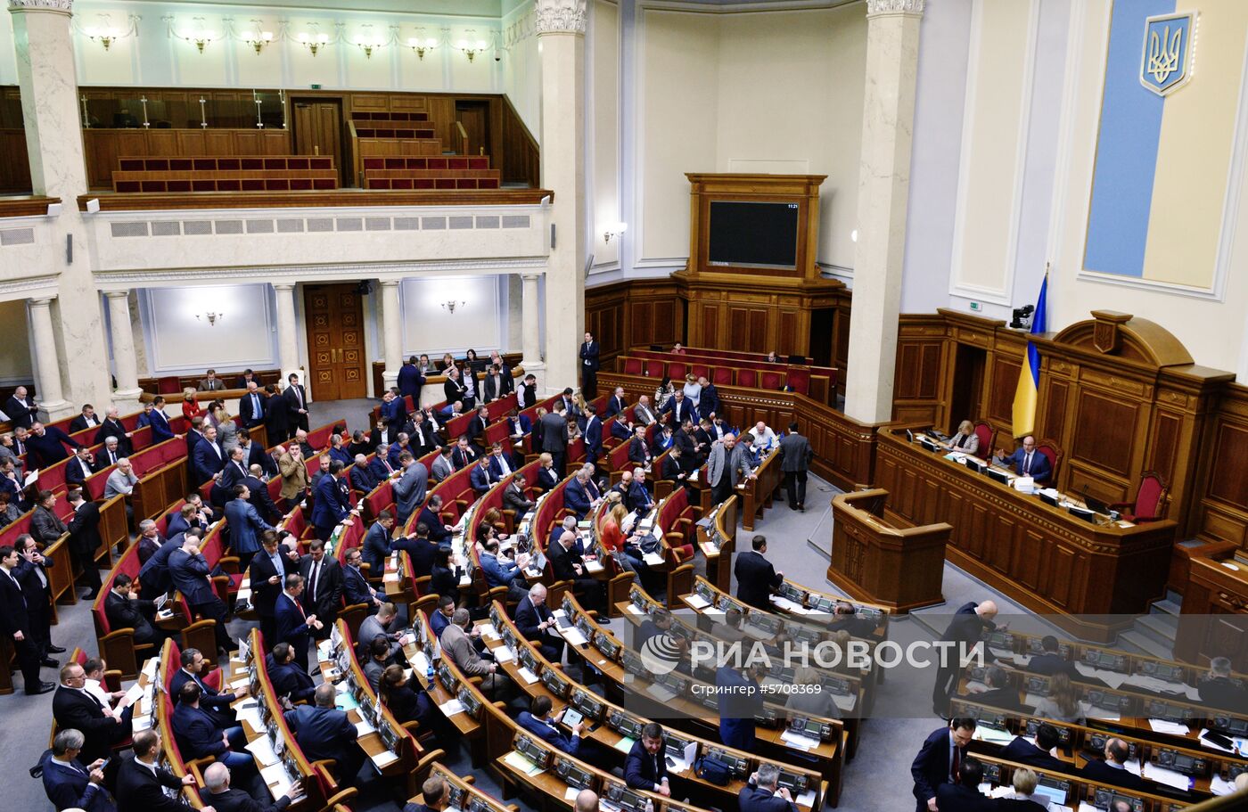Заседание Верховной рады Украины