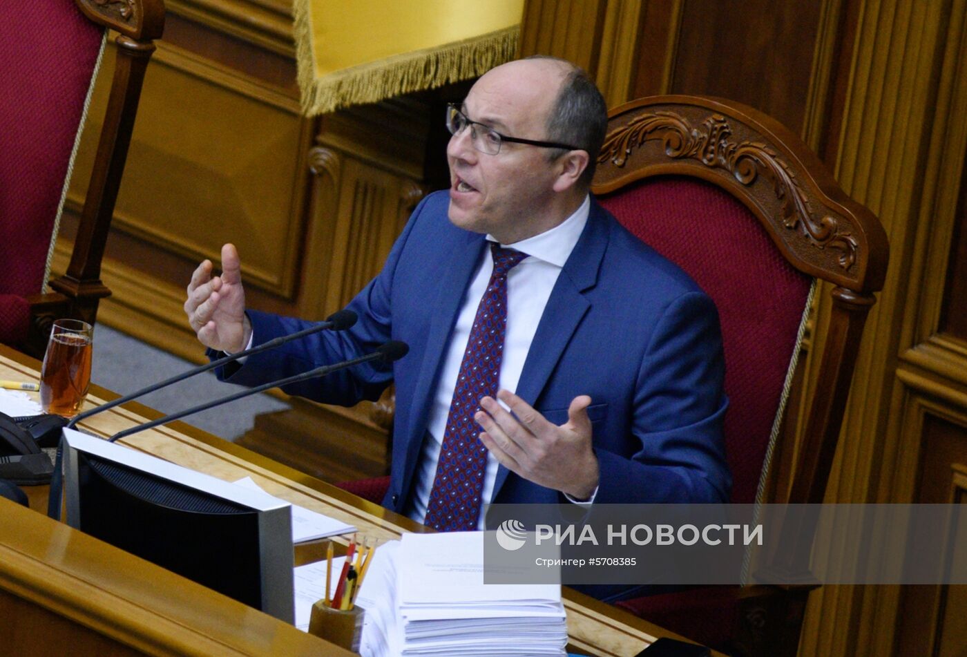 Заседание Верховной рады Украины