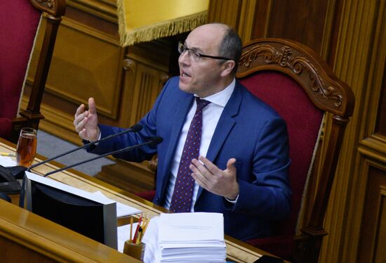 Заседание Верховной рады Украины