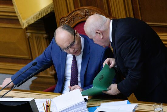 Заседание Верховной рады Украины