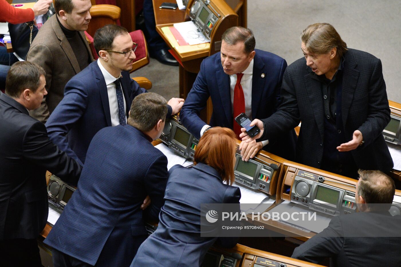 Заседание Верховной рады Украины