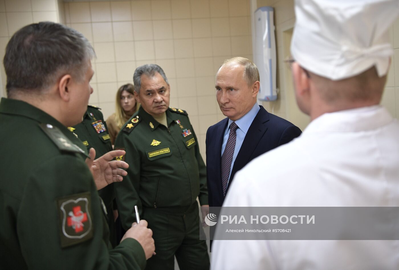 Рабочая поездка президента РФ В. Путина в Анапу