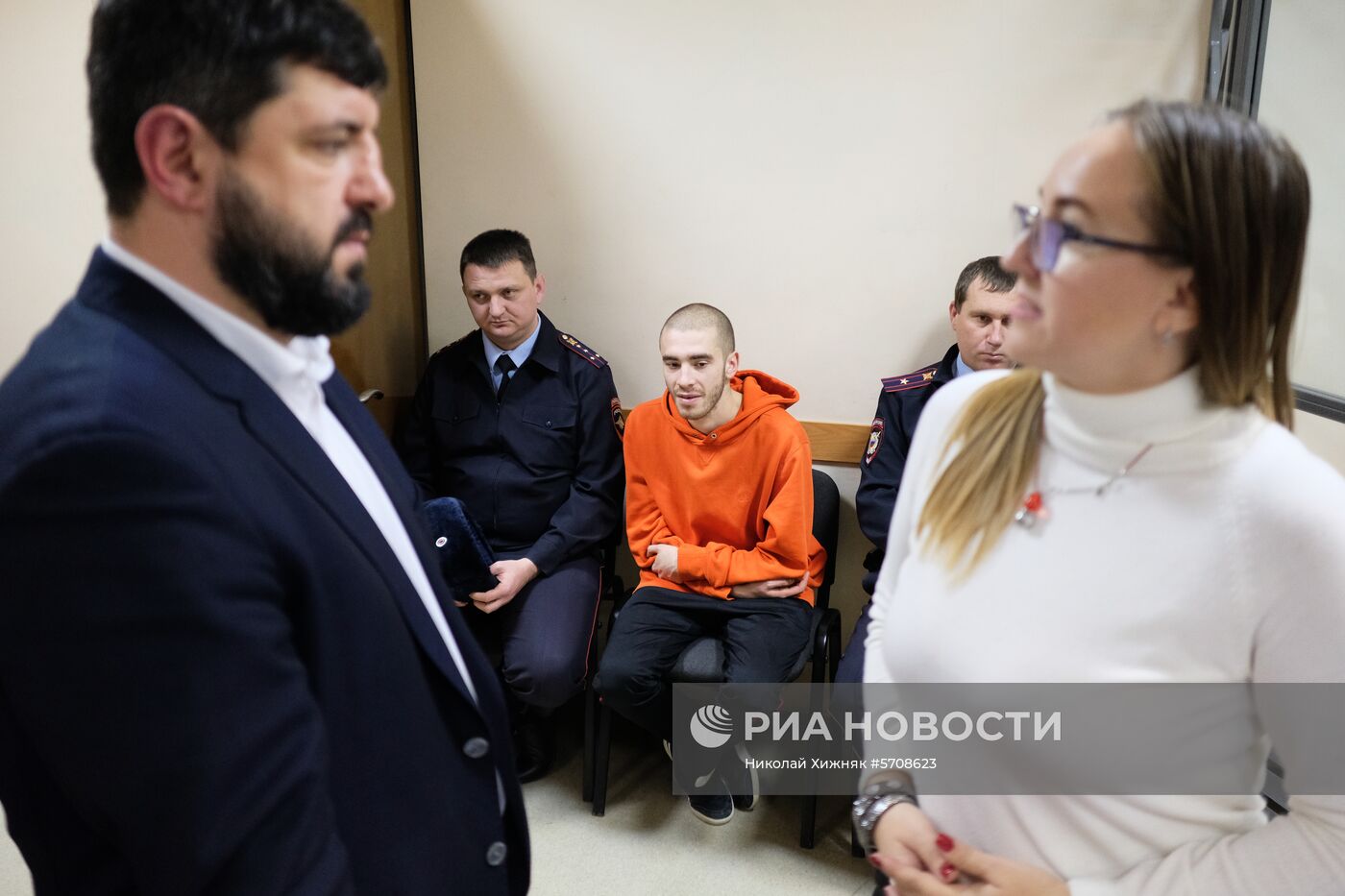 Заседание суда по делу рэпера Хаски (Дмитрия Кузнецова) в Краснодаре