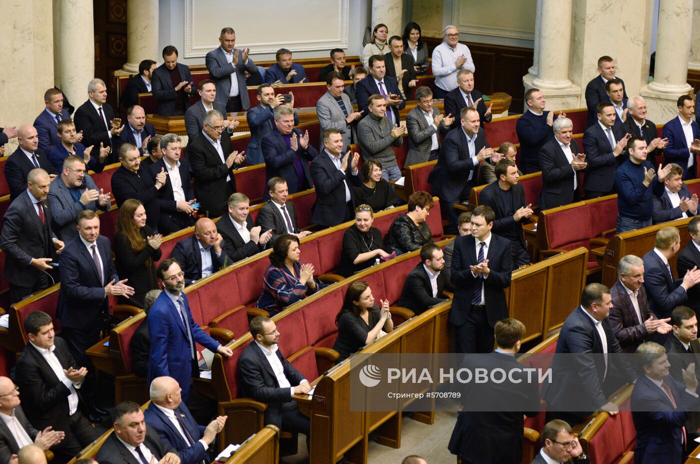 Заседание Верховной рады Украины