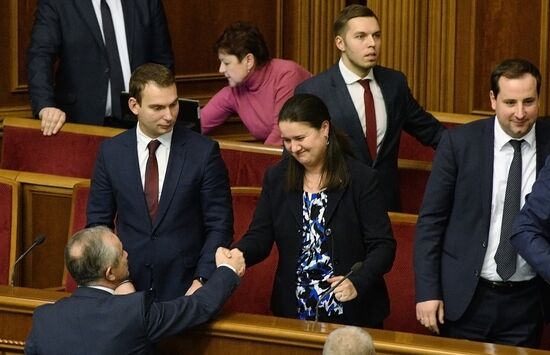 Заседание Верховной рады Украины