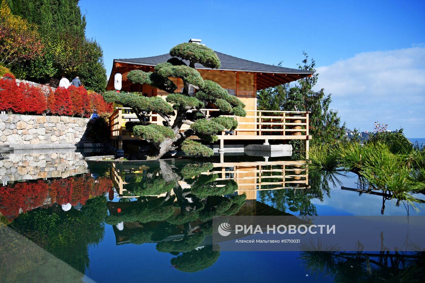 Открытие японского сада в Крыму