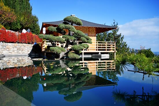 Открытие японского сада в Крыму