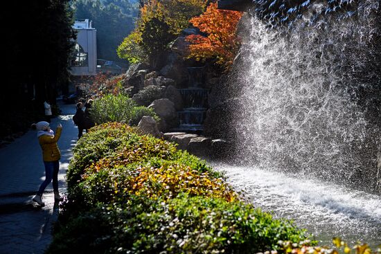Открытие японского сада в Крыму
