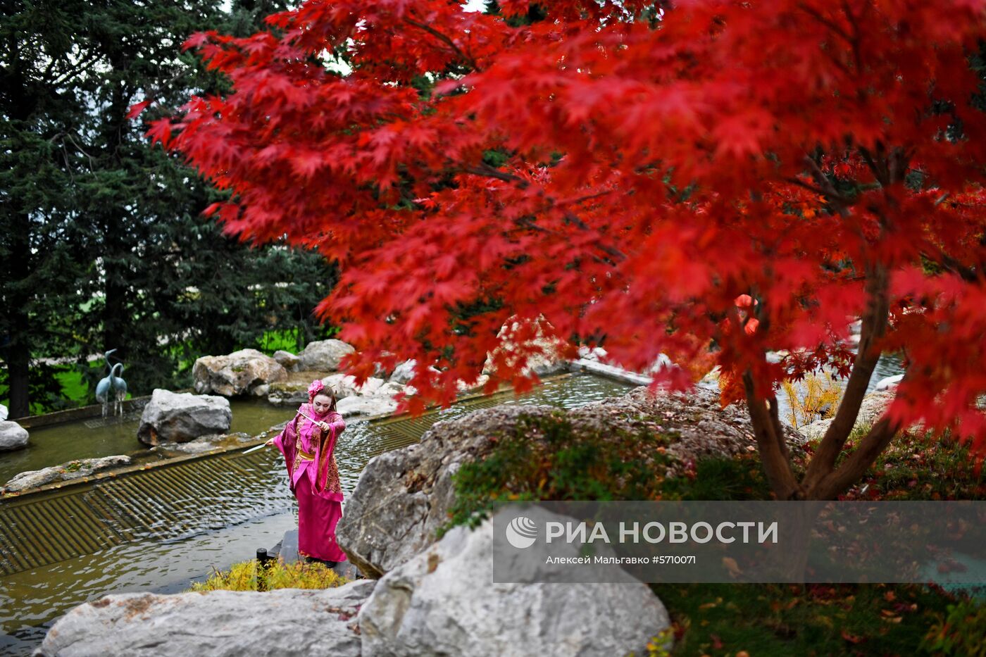 Открытие японского сада в Крыму