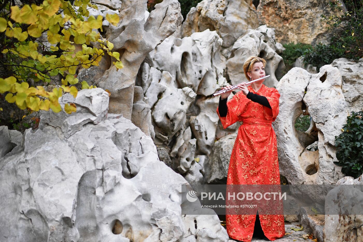 Открытие японского сада в Крыму