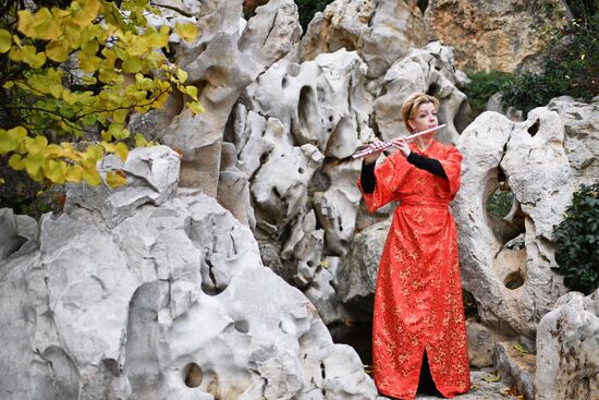 Открытие японского сада в Крыму