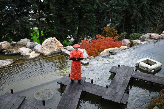 Открытие японского сада в Крыму