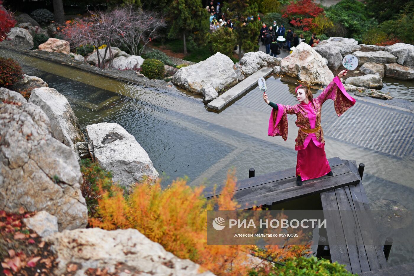 Открытие японского сада в Крыму.