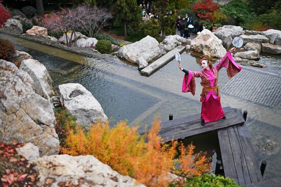 Открытие японского сада в Крыму