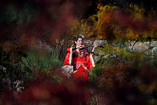 Открытие японского сада в Крыму