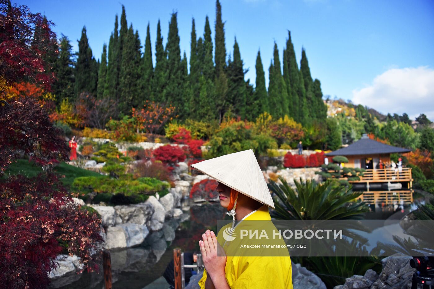 Открытие японского сада в Крыму