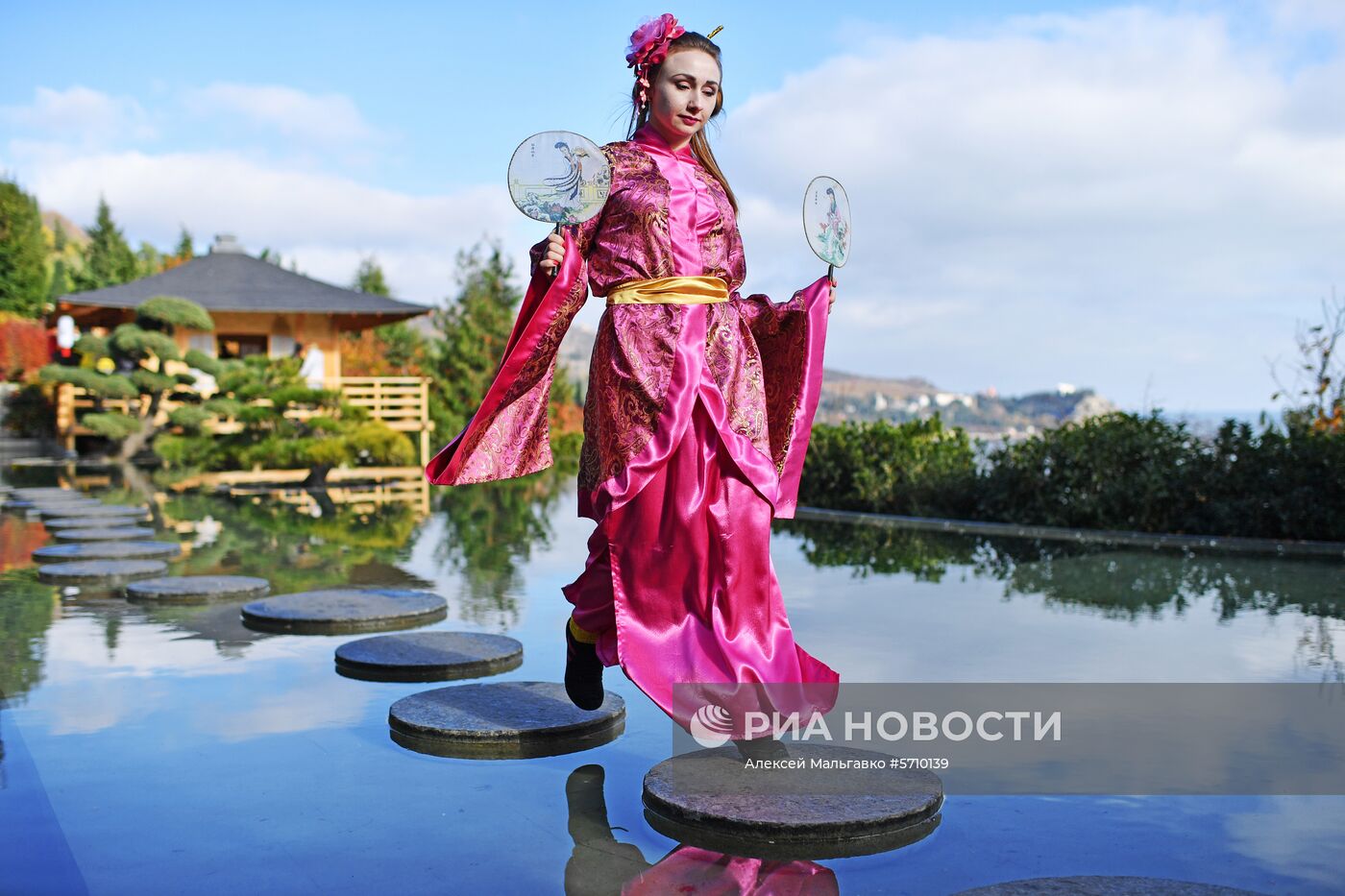 Открытие японского сада в Крыму