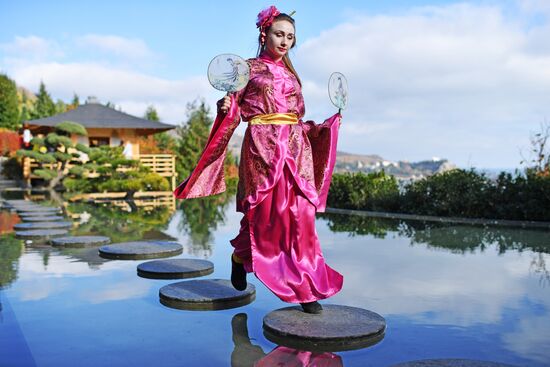 Открытие японского сада в Крыму