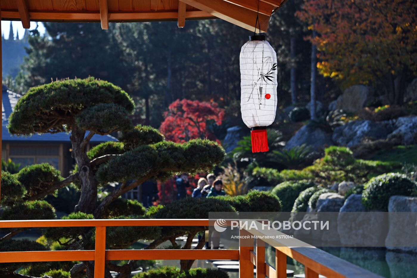 Открытие японского сада в Крыму