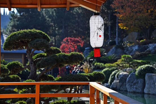 Открытие японского сада в Крыму