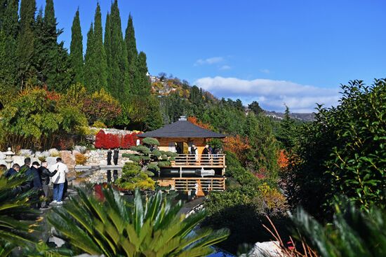 Открытие японского сада в Крыму